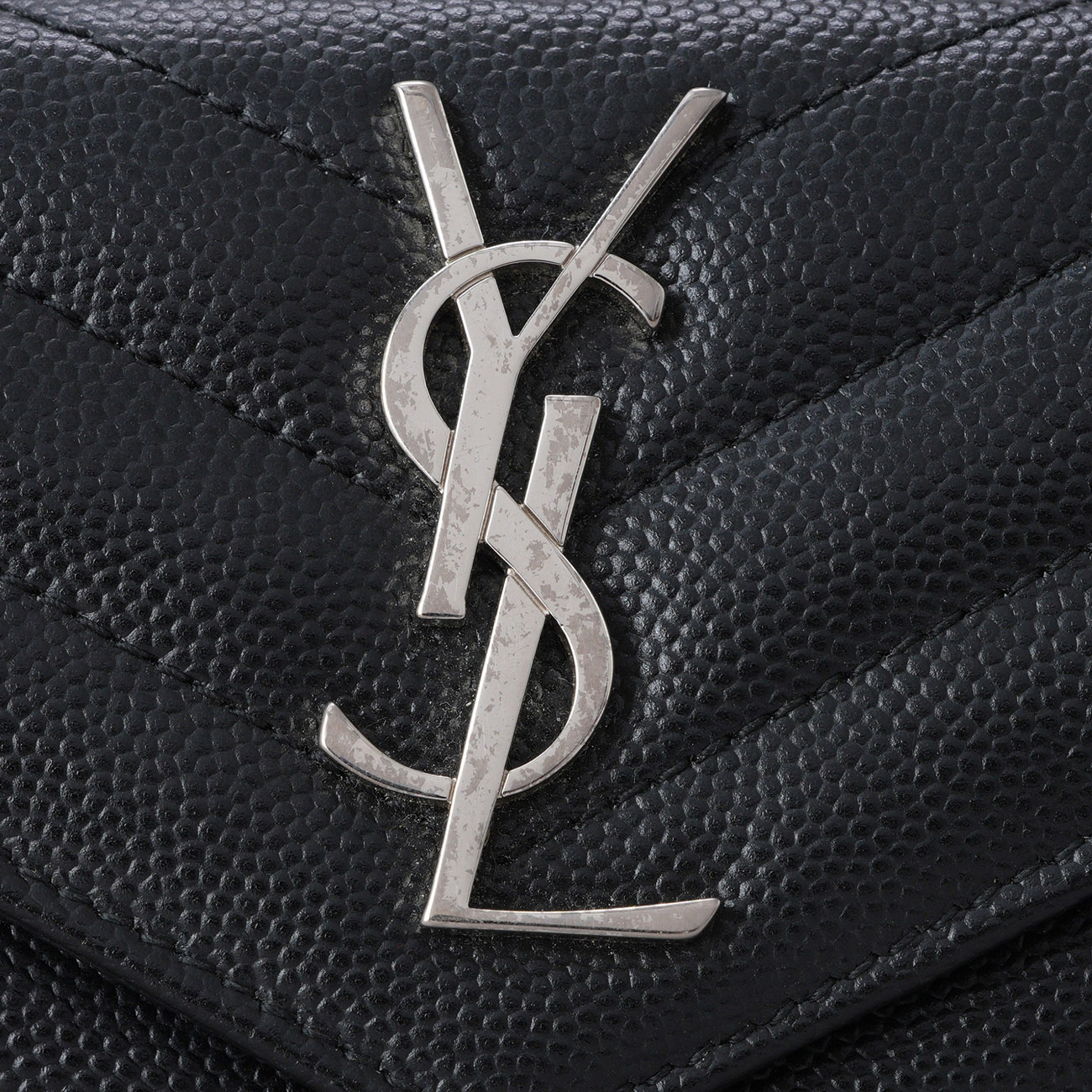 YVES SAINT LAURENT(USED)생로랑 414404 마틀라세 엔벨로프 카드지갑